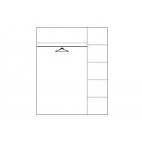 Dulap VELVET 73 Stejar Rustic