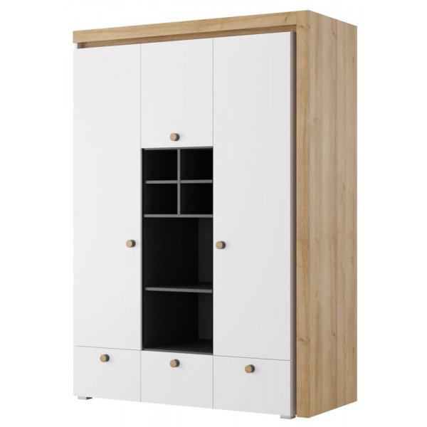 Dulap RIVA 1 Negru Mat/DRI/BI