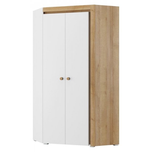 Dulap de colt RIVA 11 Negru Mat/DRI/BI
