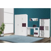 Dulap NEMO Reg 1 Alb / Mov