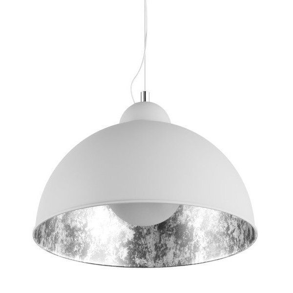 Lampa de tavan ANTENNE TS-071003P-WHSI Alb / Argintiu
