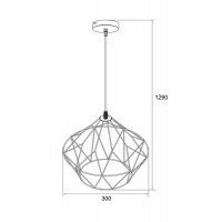 Lampa de tavan ATOM HP1799-30-BL Negru