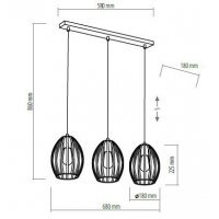 Lampa de tavan LIZA 2678