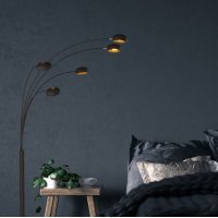 Lampadar BRANCA TS-5805-BKGO