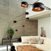 Lampadar BRANCA TS-5805-BKGO