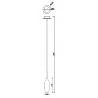 Lampa de tavan CHAMPAGNE GENAROM ZL MD2101-1W Alb