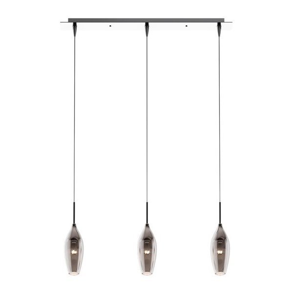 Lampa de tavan CHAMPAGNE GENAROM ZL MD2101B-3S Argintiu