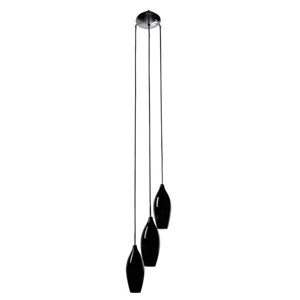 Lampa de tavan CHMPAGNE MD2101A-3BL Negru