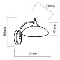 Aplica de perete SATURN 1070
