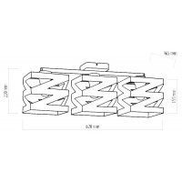 Lampa de tavan SPLIT 2336