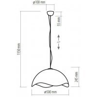 Lampa de tavan STEEL WAVE Negru 2158