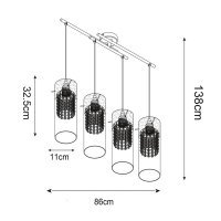 Lampa de tavan FINA P18035-4 Genarom ZL