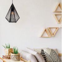 Lampa de tavan GRID HP1428 Negru