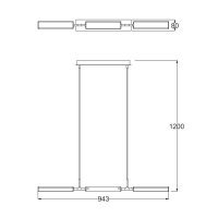 Lampa de tavan LEXI L180109-3C