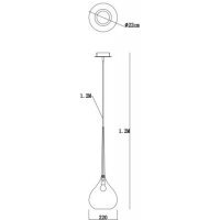 Lampa de tavan MUSCA MD2129-1W Alb