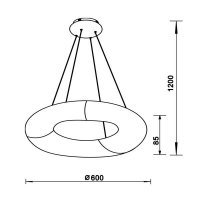 Lampa de tavan LIMA 15010003 Alb