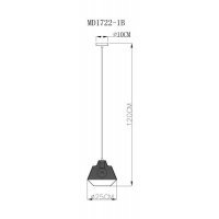 Lampa de tavan WIRE MD1712-1B-BLACK Genarom