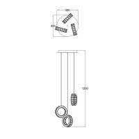 Lampa de tavan PLATT PL180407-3 Genarom