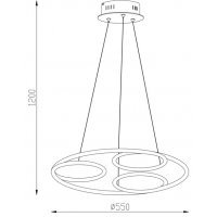 Lampa de tavan PERIA MP82024-1A Genarom