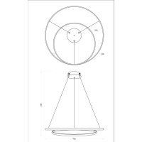 Lampa de tavan PERIA MP57055-B Genarom