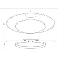 Plafoniera PERIA MX57054-B Genarom