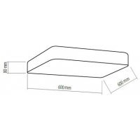 Plafoniera OFFICE SQUARE LED Alb 1346