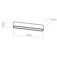Plafoniera OFFICE LONG Gri 2470