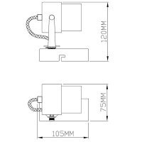 Aplica de perete RAO CK99893-1 Genarom