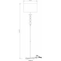 Lampadar REA RLL93163-1B Negru Genarom