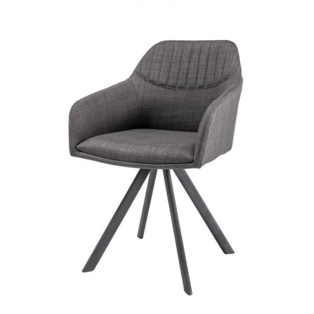 Scaun tapitat MILTON II Genarom SN Gri Tap.25