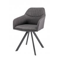 Scaun tapitat MILTON II Genarom SN Gri Tap.25