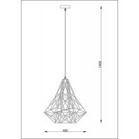 Lampa de tavan SKELETON HP1335-WH Genarom