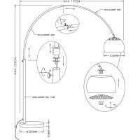 Lampadar SOHO TS-010121MM Genarom