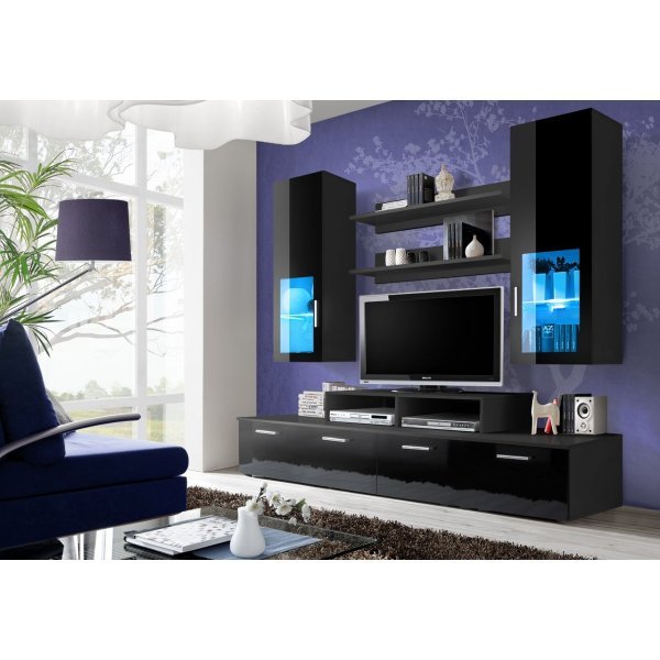 Living MINI 23 ZZ Genarom AM Negru / Negru Lucios