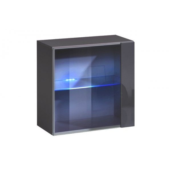 Vitrina Suspendata SWITCH 27 GG SW WW3 Genarom AM Grafit / Grafit Lucios