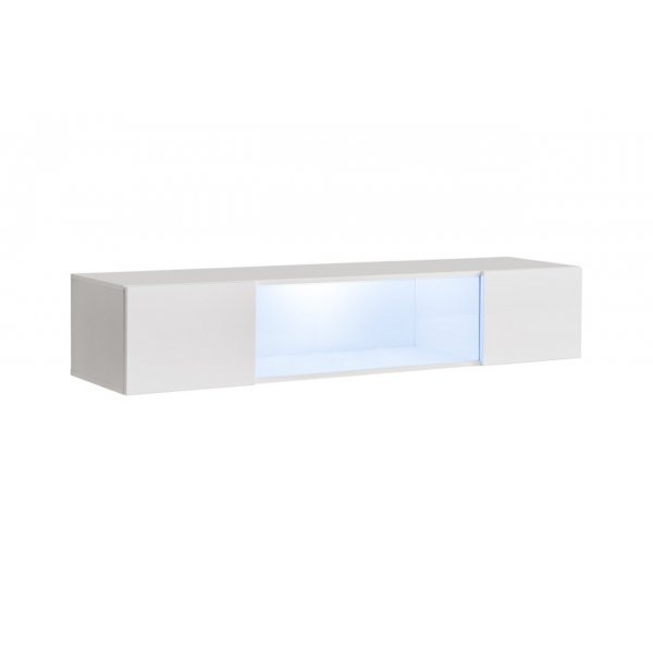 Vitrina suspendata FLY Genarom AM 23 WW FY 52 Alb / Alb Lucios