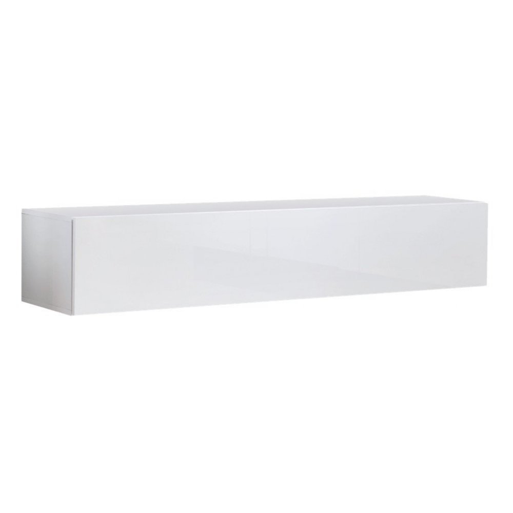 Comoda TV FLY Genarom AM 23 WW FY TYP 30 Alb / Alb Lucios