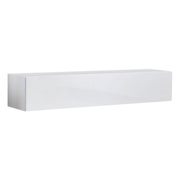 Comoda TV FLY Genarom AM 23 WW FY TYP 30 Alb / Alb Lucios