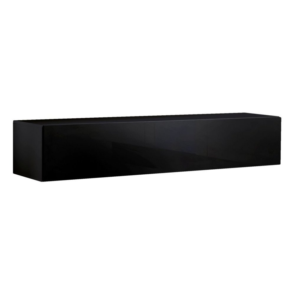 Comoda TV FLY Genarom AM 23 ZZ FY TYP 30 Negru / Negru Lucios