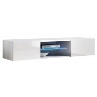 Comoda TV FLY Genarom AM 25 WW FY TYP 33 Alb / Alb Lucios