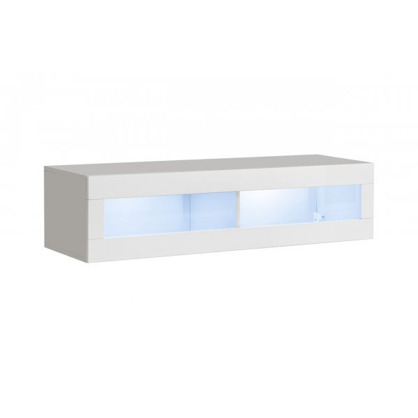 Vitrina suspendata FLY Genarom AM 23 WW FY 11 Alb / Alb Lucios