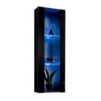 Vitrina suspendata FLY Genarom AM 23 ZZ FY 21 Negru / Negru Lucios Vitrina suspendata FLY Genarom AM 23 ZZ FY 21 Negru / Negru Lucios