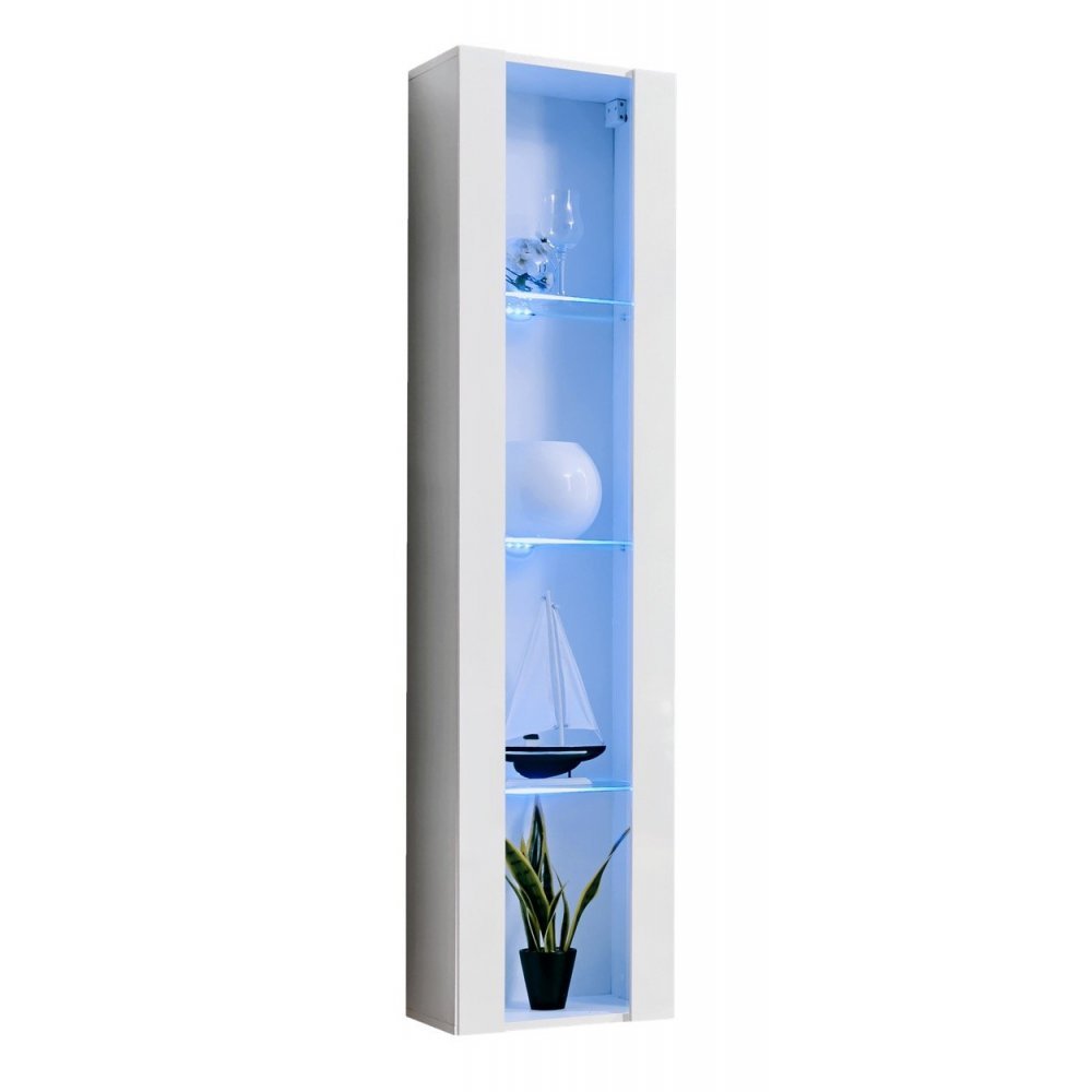Vitrina suspendata FLY Genarom AM 23 WW FY 41 Alb / Alb Lucios