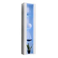 Vitrina suspendata FLY Genarom AM 23 WW FY 41 Alb / Alb Lucios