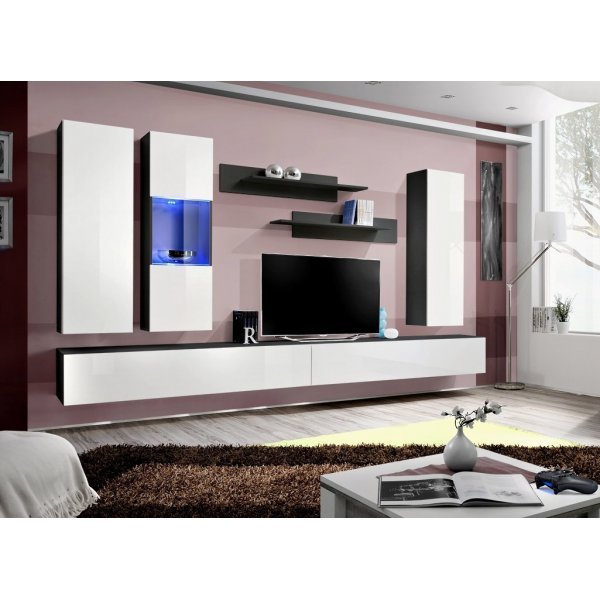 Living FLY F 23 ZW FY E5 Genarom AM Negru Mat / Alb Lucios