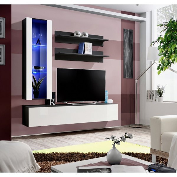 Living FLY H 23 ZW FY H2 Genarom AM Negru Mat / Alb Lucios
