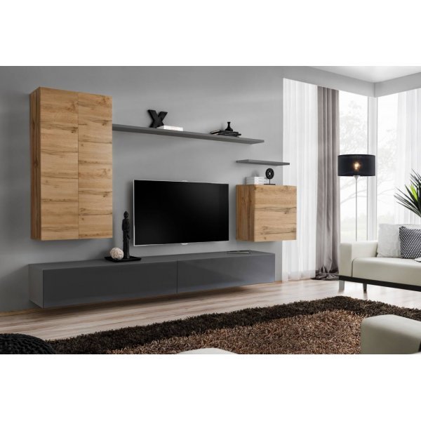 Living SWITCH 2 WTG SW 2 Genarom AM Stejar Wotan / Grafit Lucios