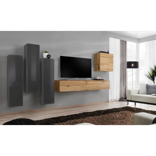 Living SWITCH 3 GWT SW 3 Genarom AM Grafit Lucios / Stejar Wotan