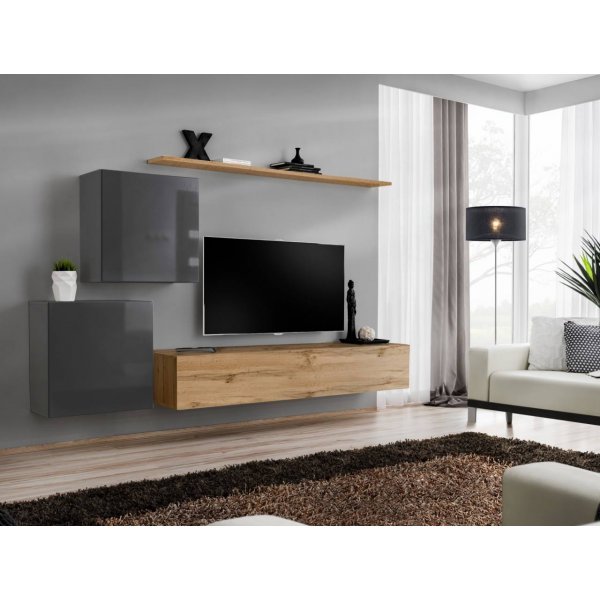 Living SWITCH 5 GWT SW 5 Genarom AM Grafit Lucios / Stejar Wotan