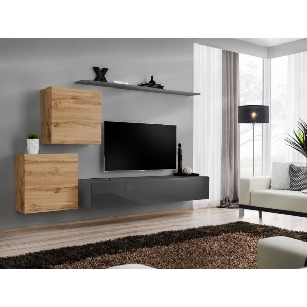 Living SWITCH 5 WTG SW 5 Genarom AM Stejar Wotan / Grafit Lucios